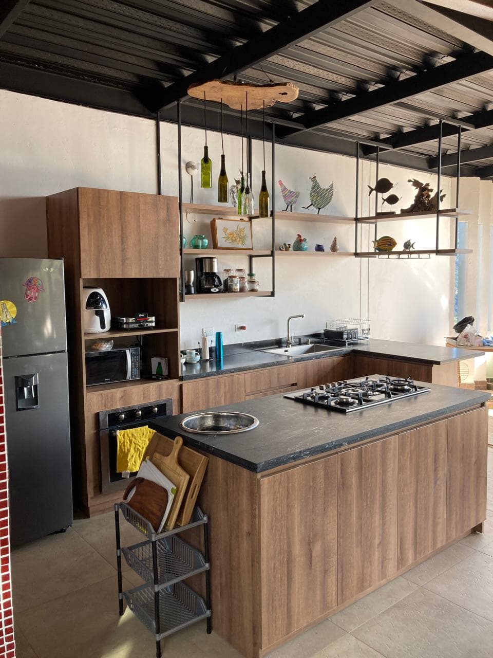 Gabinetes de cocina hasta el techo